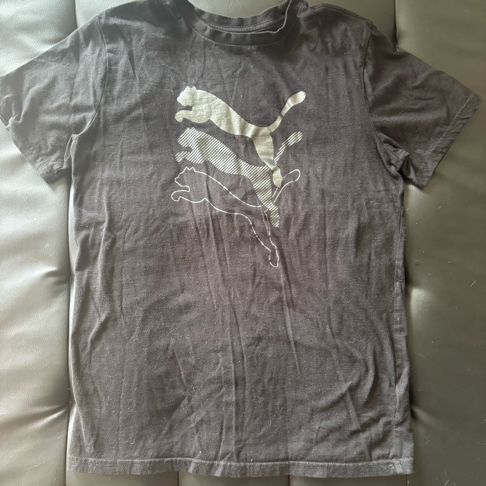 Puma Black Short Sleeve Tee
